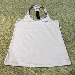 Purple athletic tank top